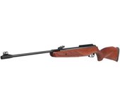 Carabina de Aire Comprimido Gamo Grizzly, con culata de madera, rail RRR, alza y punto de mira en fibra óptica, calibre 5,5 mm, 220 m/s, 6110061155N