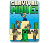 COFI 1453 Minecraft - Manta polar suave para niños (140 x 100 cm)