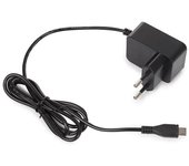 HQ-Power Cargador Compacto con conexión Micro-USB, 5 V - 1 A - 5 W, Entrada Universal 100-240 VCA, Cable Largo de 150 cm, diseño Ligero, Ideal para Viajes y Uso Diario, Negro