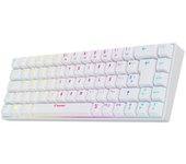 Tempest K20 Beast Teclado Mecánico Inalámbrico Gaming RGB TKL Mini Blanco