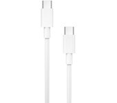 Nubbeh Borealis Cable USB-C a USB-C de Silicona Líquida 1.5m 3a 60W Blanco