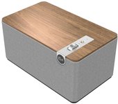 Klipsch The Three Plus Altavoz Bluetooth Retro USB-C 120W RMS Gris/Madera