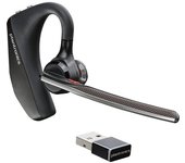 Poly Voyager 5200 Auricular Inalámbrico Bluetooth con Base de Carga Negro
