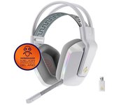 Forgeon Captain RGB Auriculares con Micrófono Inalámbricos Gaming Blancos