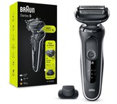 Braun Series 5 51-W1200S Afeitadora y Recortadora de Láminas Negro, Blanco