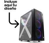 Tempest Umbra RGB Torre ATX Negra + Cristal personalizable