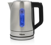 Hervidor Tristar WK-1344 1.7L 2200W Acero Inoxidable Base 360º Negro/Plata