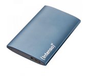 Disco Duro Intenso 2TB SSD 1.8" 0.5Gbit/s USB 3.2 Gen1 Azul Aluminio + Pantalla