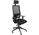 Piqueras y Crespo Horna Bali Silla de Oficina Brazos Regulables Negro