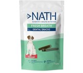 42 barritas Nath Snacks Dentales Medium Fresh Breath para perros ¡Pack ahorro!
