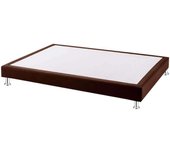 Canapé colchón fijo láminas tela poli-piel altura 16 cm 160x200 cm Wengue