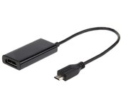 Gembird A-MHL-002 adaptador de cable Micro USB HDMI Negro