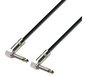 adam hall K3 IRR 0015 cable de audio 0,15 m 6,35mm TRS Negro, Plata