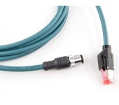 Datalogic CAB-ETH-M03 M12-IP67 cable de red 3 m Azul