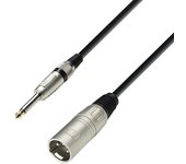 adam hall K3 MMP 0600 cable de audio 6 m 6,35mm TRS XLR (3-pin) Negro, Plata