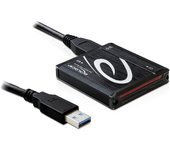 DeLOCK USB 3.0 Card Reader All in 1 lector de tarjeta Negro