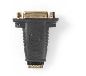 Nedis CVGB34911BK adaptador de cable de vídeo HDMI tipo A (Estándar) DVI-D Negro, Oro