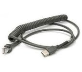 Zebra CBA-UF6-C12ZAR adaptador de cable USB A RJ-45 Negro