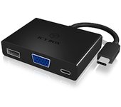 ICY BOX IB-DK4032-CPD tarjeta y adaptador de interfaz USB 3.0,VGA