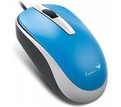 Genius DX-120 Ratón Óptico 1000 DPI Azul