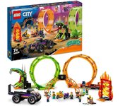 Lego Pista Acrobática con Doble Rizo
