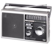 Radio portátil Trevi AM/FM/SO Altavoces integrados USB MicroSD Negro Blanco