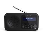 Radio portátil Sharp DR-P420 DAB+ FM Bluetooth 16h Negro Display Alarma MicroUSB
