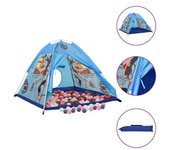 vidaXL Tienda De Juegos Para Niños Con 250 Bolas Azul 120x120x90 Cm