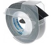 Dymo S0898130 cinta 3D blanco sobre negro 9mm