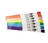 Zebra 10006995-1K adhesivas blancas y rojas 25x279mm
