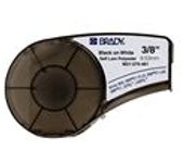 Brady M21-375-461-AW cinta de poliéster laminado negro sobre blanco 9,53 mm x 6,40 m