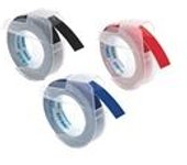 Dymo S0847750 cintas 3D negro, azul y rojo 9mm (x3)