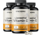 OnEnergy 3x Vitamina C liposomal 1200 mg, en total 600 cápsulas