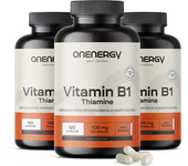 OnEnergy 3x Vitamina B1 100 mg, en total 360 cápsulas