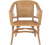 Signature Sillón de ratán de estilo bohemio - l58 cm