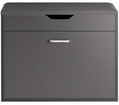 SoBuy Banco zapatero con 1 solapa para entrada mdf gris