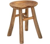 Mauro Ferretti Taburete de madera reciclada cm 35x30x42.