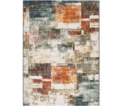 Atticgo Alfombra abstracta multicolor, 200x290 cm