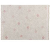 Lorena Canals Alfombra lavable de algodón rosa 120x160