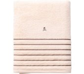 Scalpers Toalla de baño de algodón beige 90x150cm