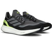 Adidas - Zapatilla de running Pureboost 5, Hombre, core black-iron met.-pulse lime, 8,5 UK