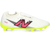 New Balance - Bota de fútbol Furon Dispatch FG V7+, Unisex, Lucid Blue-White-Solar Red, 12 USA