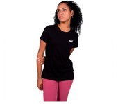 Puma - Camiseta Essentials Small Logo Mujer, Mujer, Black, XS