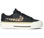 Nike - Zapatilla Court Legacy Lift Mujer, Mujer, Black-Khaki-Sail-Picante Red, 5,5 USA