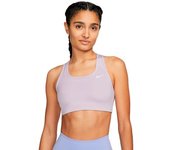Nike - Sujetador Swoosh Non-Padded Mujer, Mujer, Beige, L