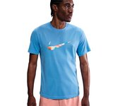 Nike - Camiseta Dri-FIT Swoosh, Hombre, University Blue, L