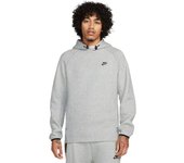 Nike - Sudadera Tech Fleece, Hombre, Grey Heather-Black, L