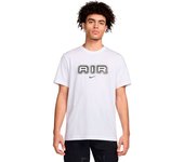 Nike - Camiseta Swoosh Air Graphic, Hombre, White-Black, XL
