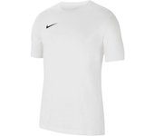 Nike - Camiseta Park 20 Swoosh m/c, Hombre, White-Black, L