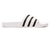 Adidas - Chanclas Adilette, Unisex, White, 11 UK